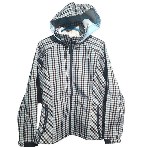 The North Face Plaid Apex Softshell Hooded Jacket Size Large - Picture 1 of 6